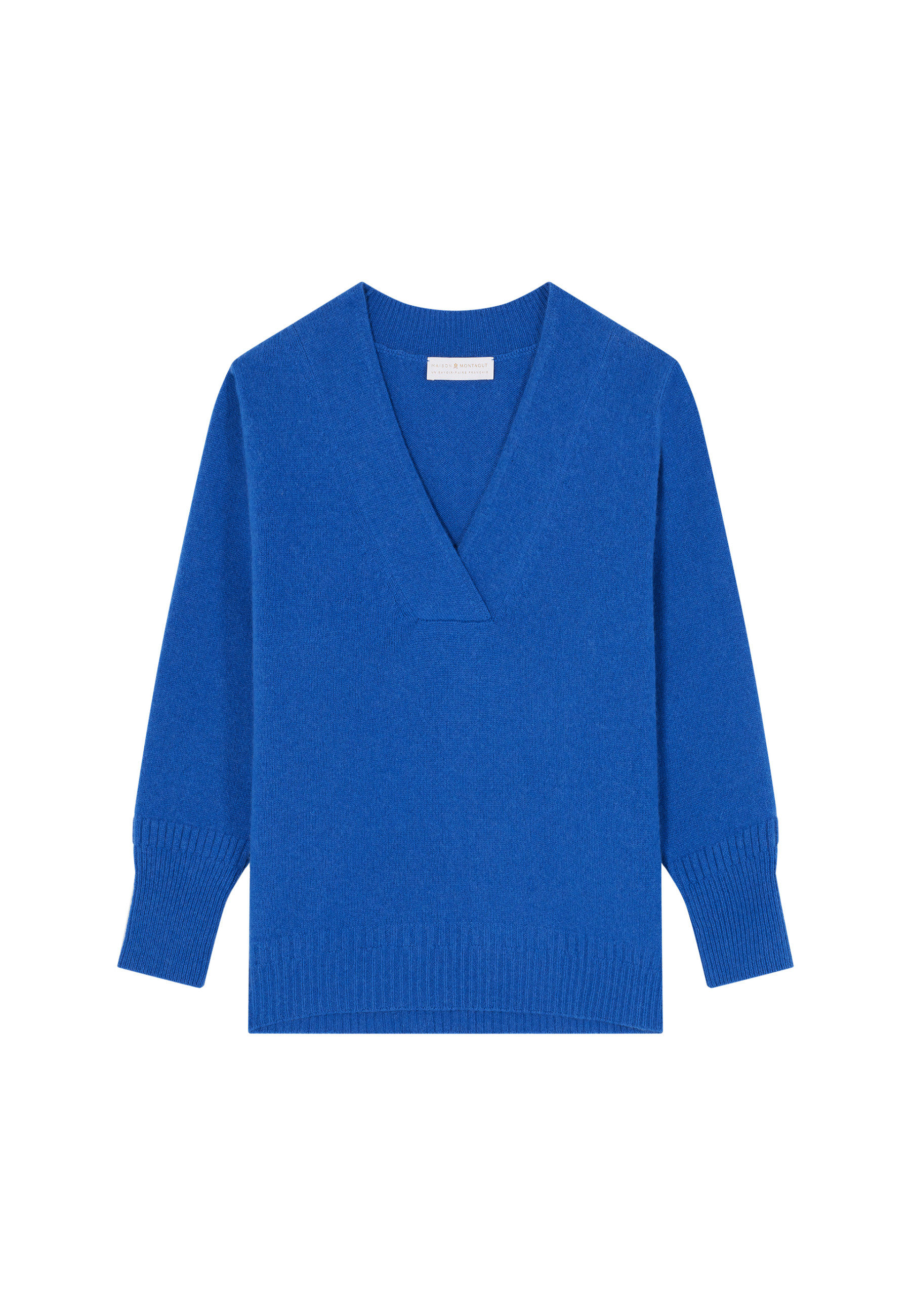 Pull ample col V en cachemire et laine - Chloé 8241