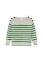 Pull marinière en cachemire et laine - Carice 8352