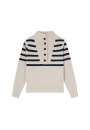 Cashmere and wool button-down sweater - Carmella