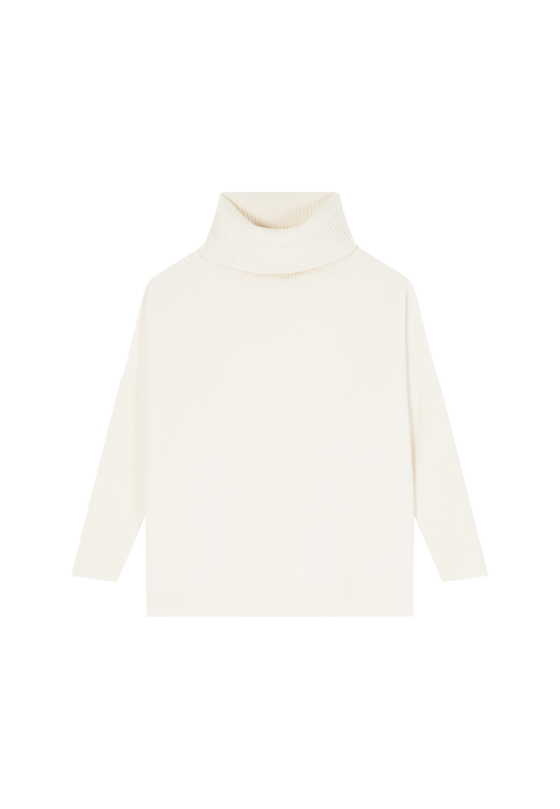 Pull ample col roulé en laine et cachemire - Clara 8201