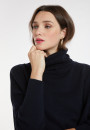 Pull ample col roulé en laine et cachemire - Clara 8240