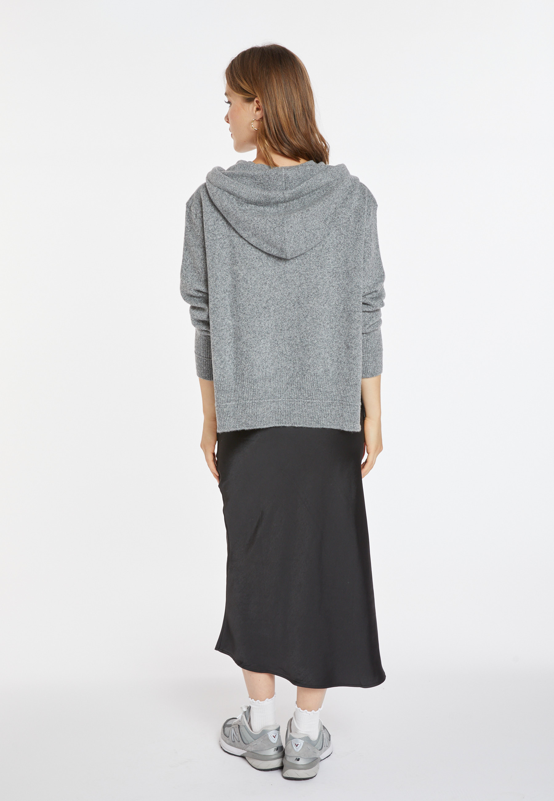 Wool and cashmere hoodie - Cassia