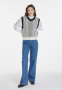 Sleeveless wool and cashmere sweater - Clotilde