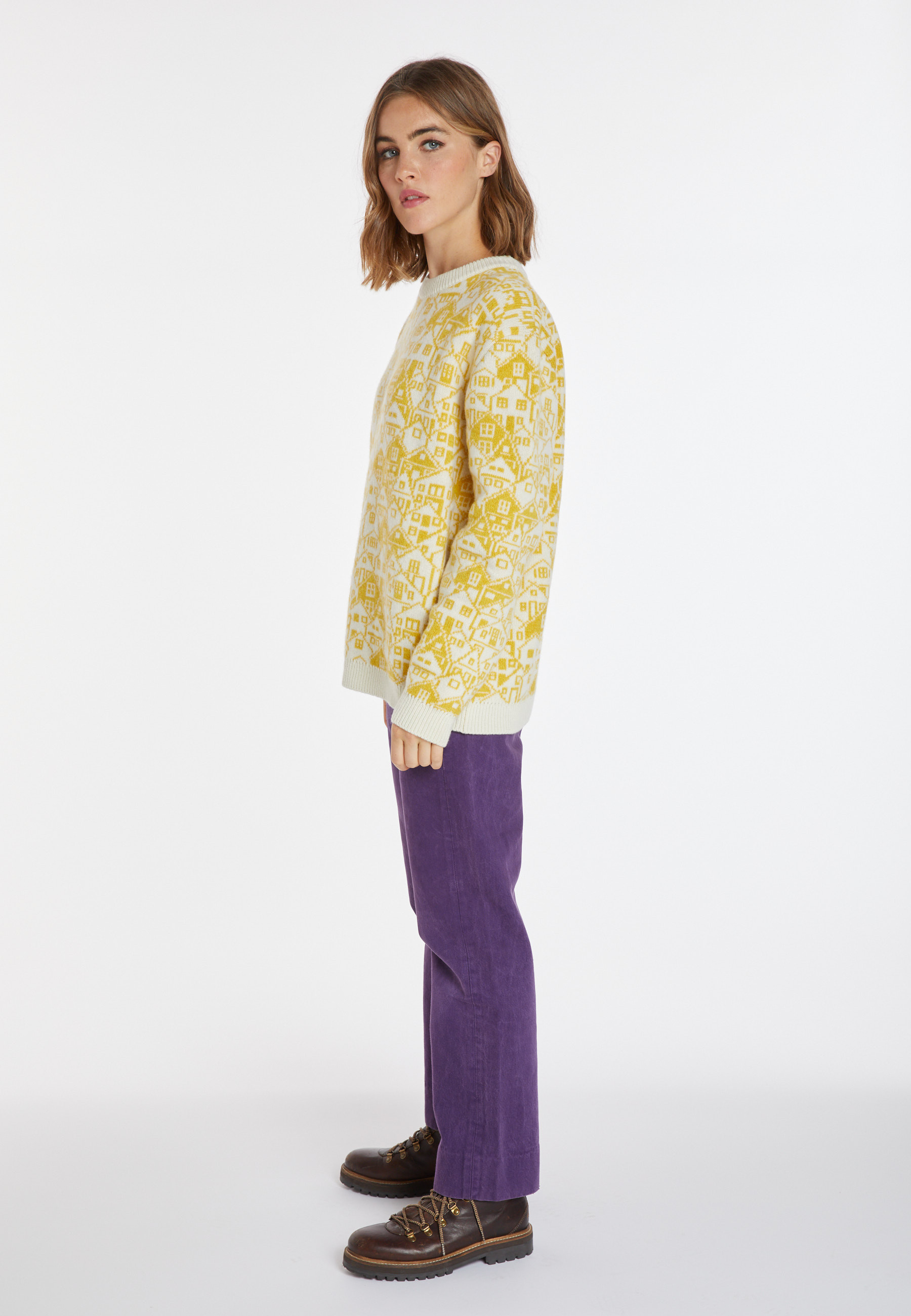 Mixed wool and cashmere sweater - Swann