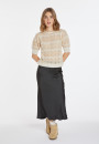 Short-sleeved mohair balloon sweater - Cosmos