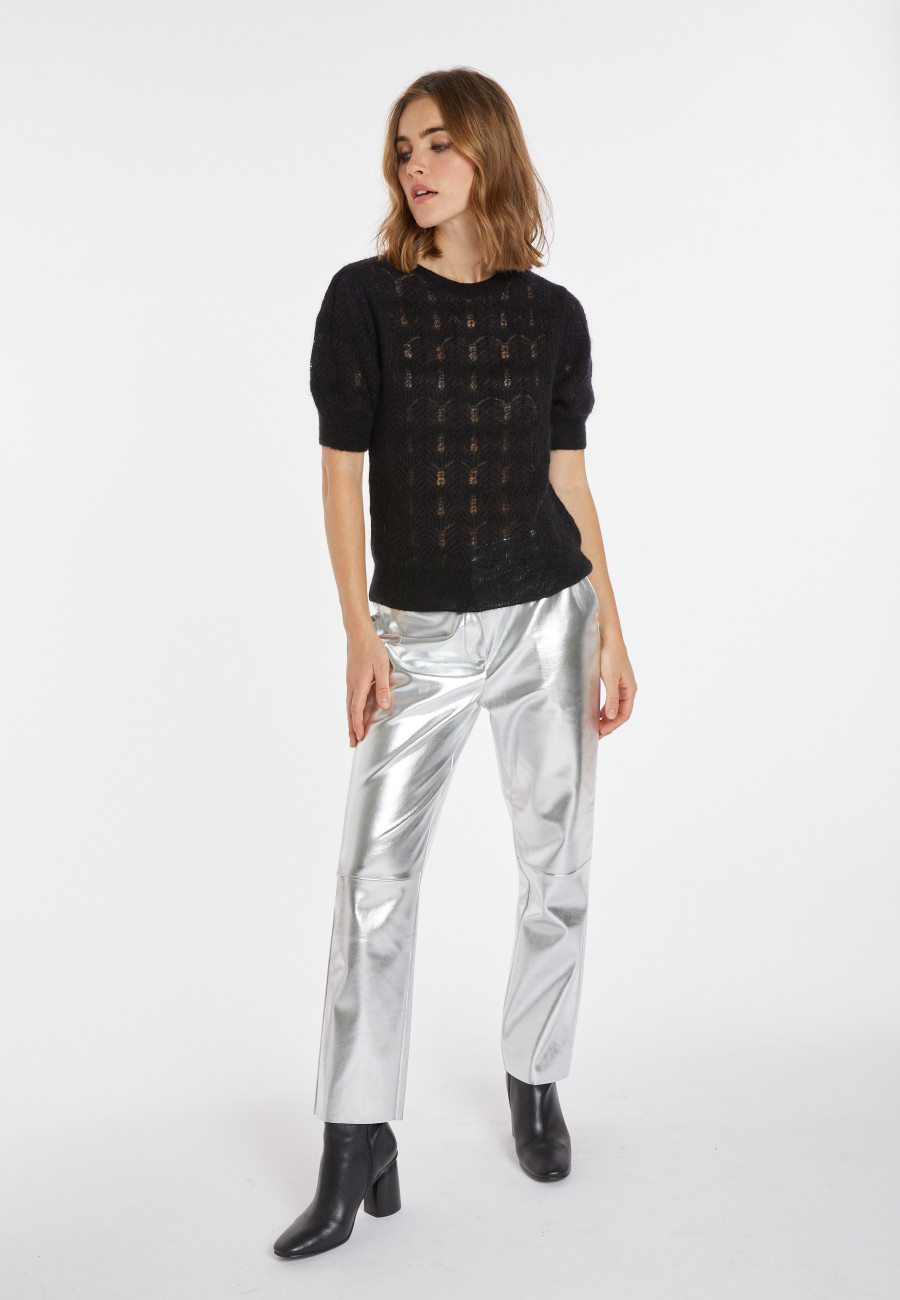 Pull mohair manches ballon - Cosmos