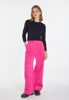 Pull col rond en laine mérinos - Asena 8240