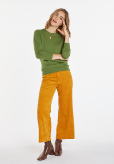 Merino wool round-neck sweater - Asena