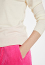 Merino wool round-neck sweater - Asena