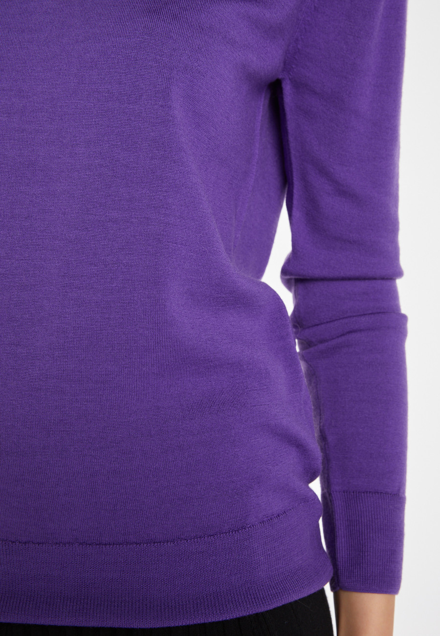 Pull col V en laine mérinos - Arya