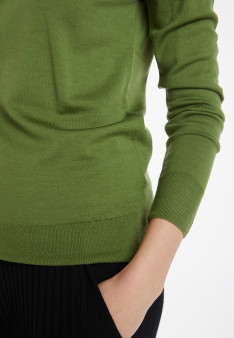 Merino wool V-neck sweater - Arya