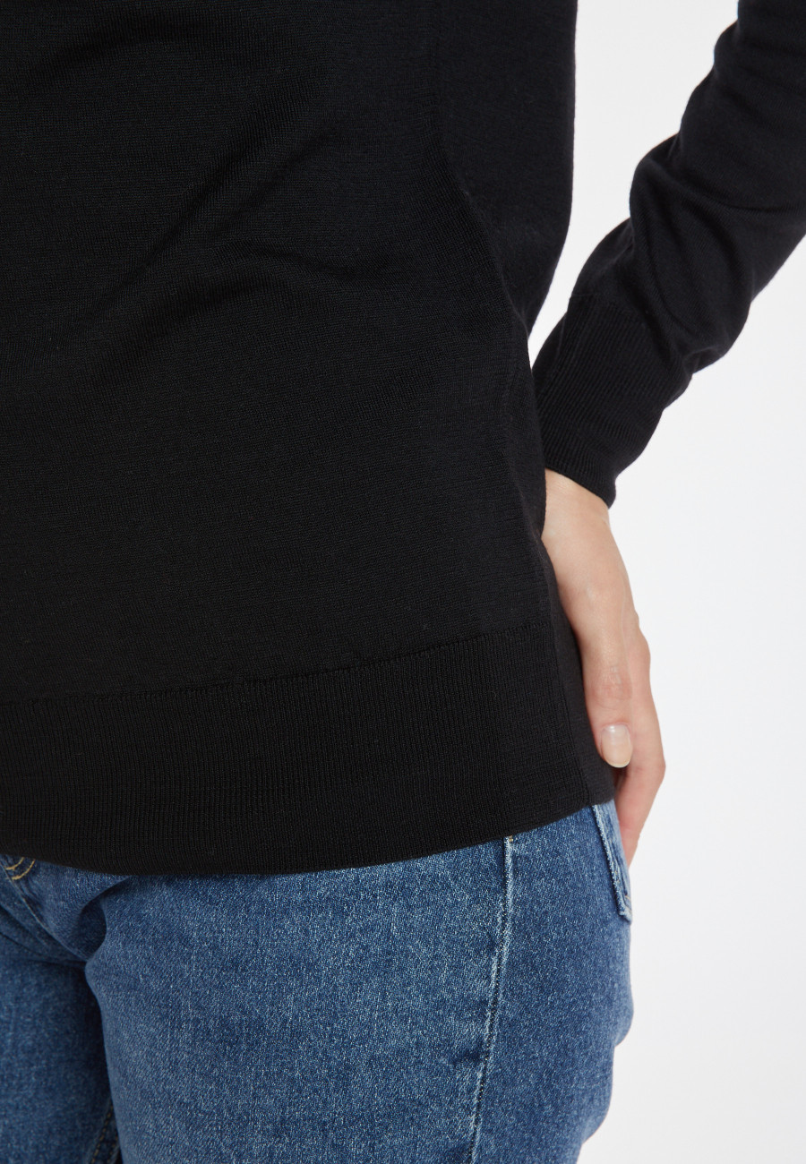 Pull col V en laine mérinos - Arya