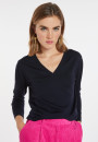 Pull col V en laine mérinos - Arya 8240