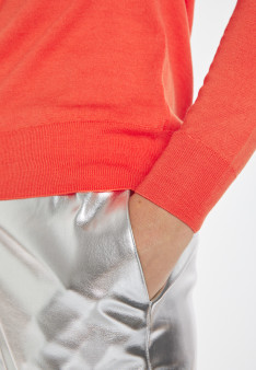 Merino wool V-neck sweater - Arya