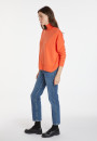 Slit turtleneck sweater in merino wool - Amy