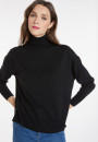 Pull col roulé à fentes en laine mérinos - Amy 8210