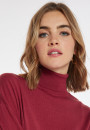 Pull col roulé à fentes en laine mérinos - Amy 8231