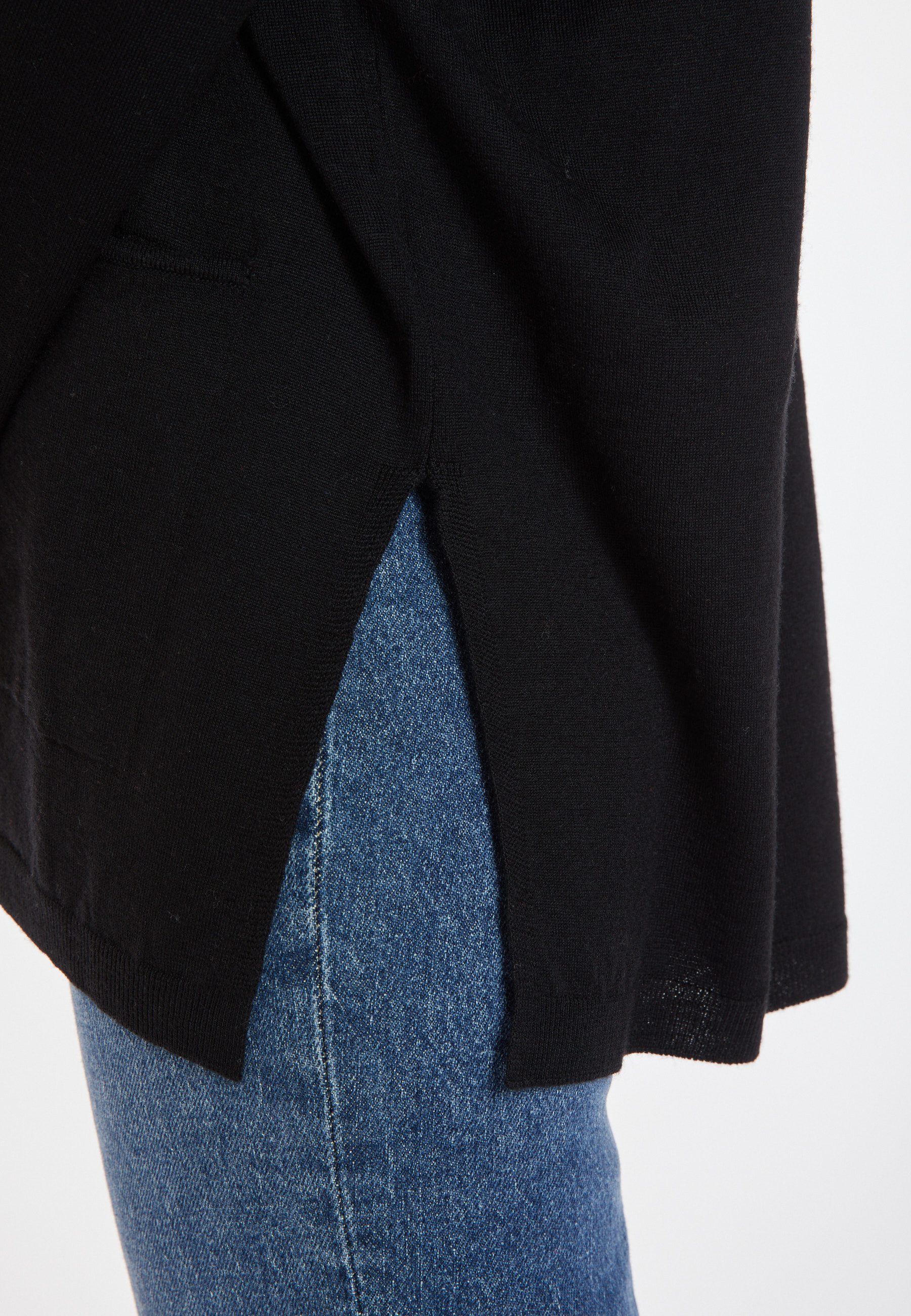 Pull ample à poches en laine mérinos - Albertine 8010