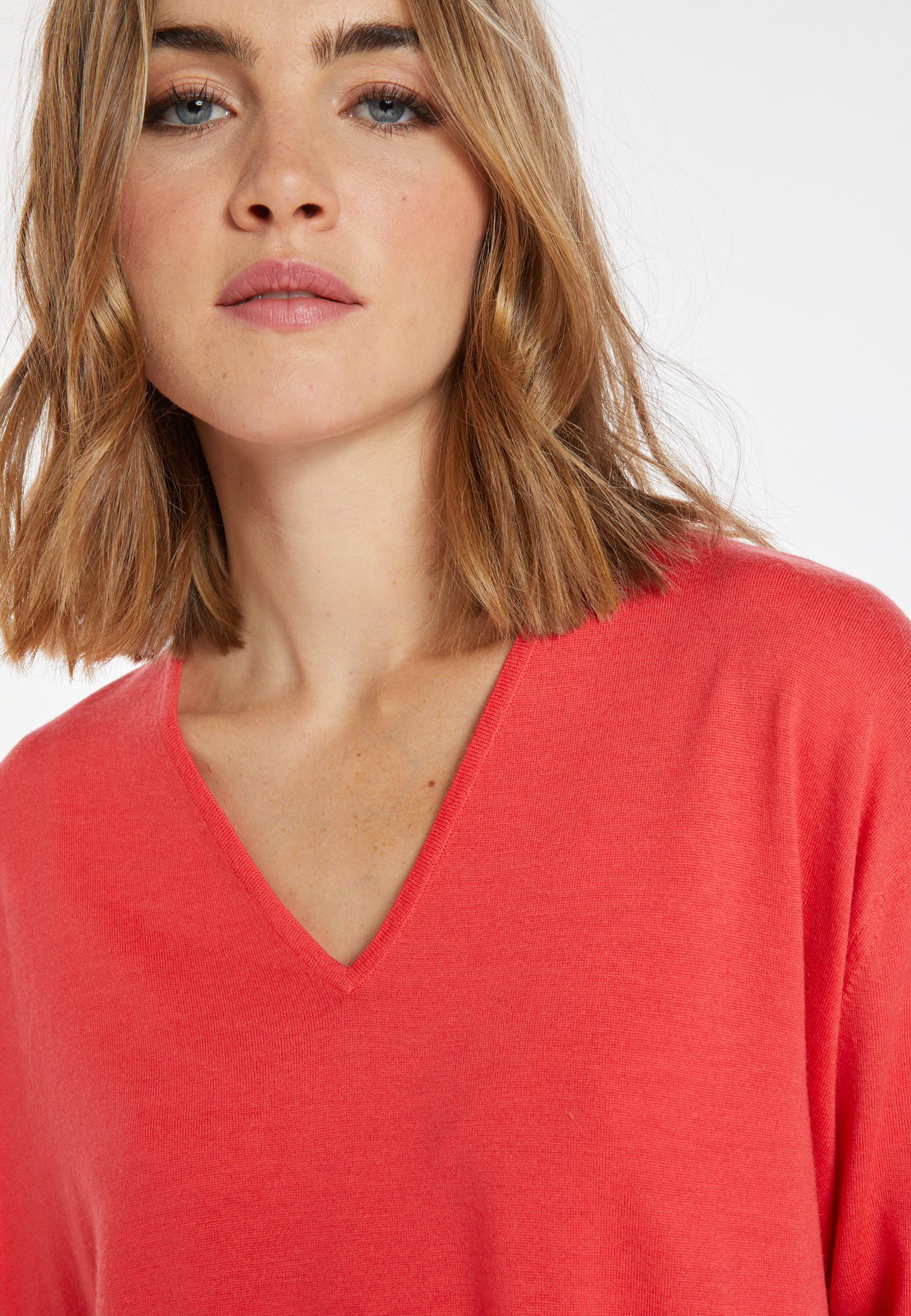 Pull ample à poches en laine mérinos - Albertine 8280