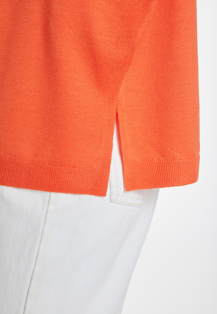 Loose-fitting round-neck sweater in merino wool - Azel