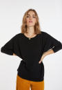 Pull ample col rond en laine mérinos - Azel 8210