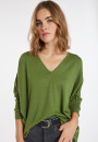 Pull manches chauve-souris en laine mérinos - Boxe 8252