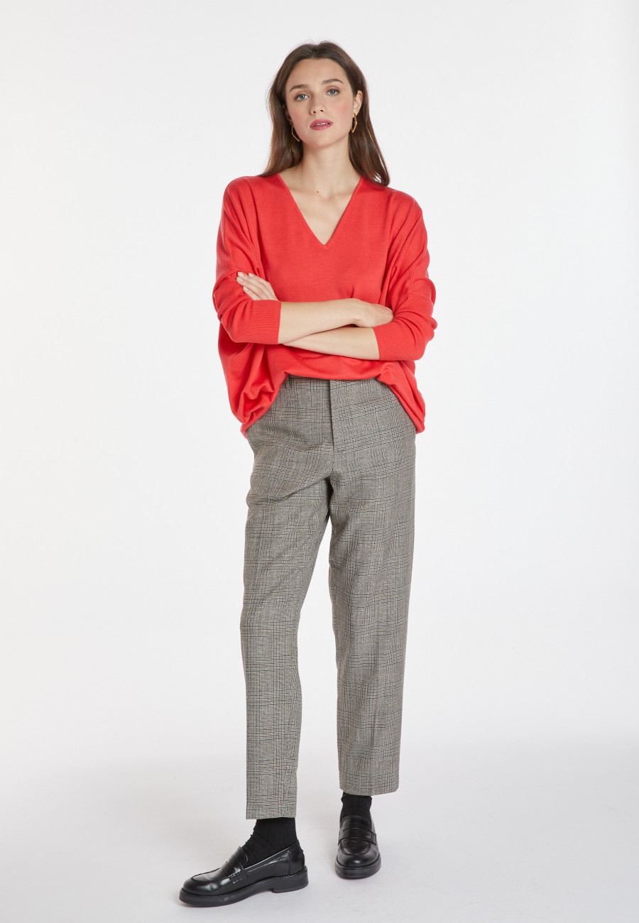 Pull laine manches chauve-souris - Boxe