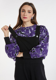 Merino wool dungarees - Corentine