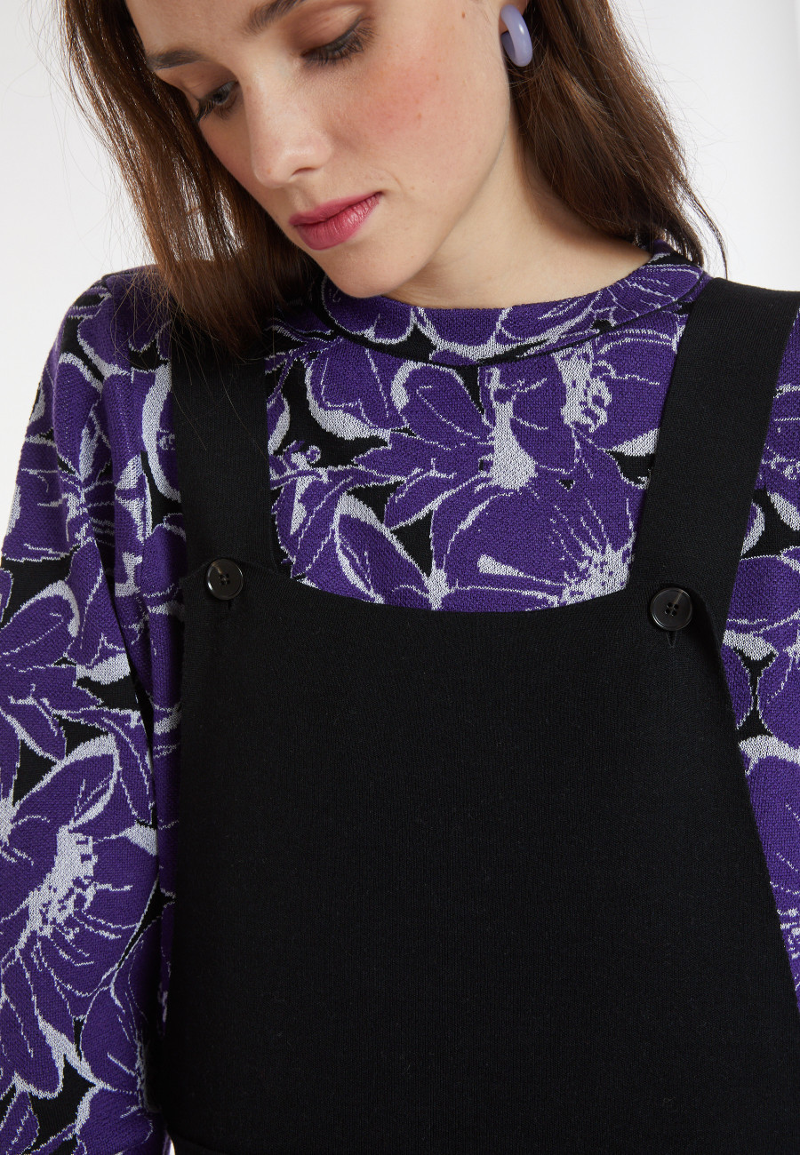 Salopette en laine mérinos - Corentine