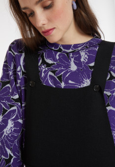 Merino wool dungarees - Corentine