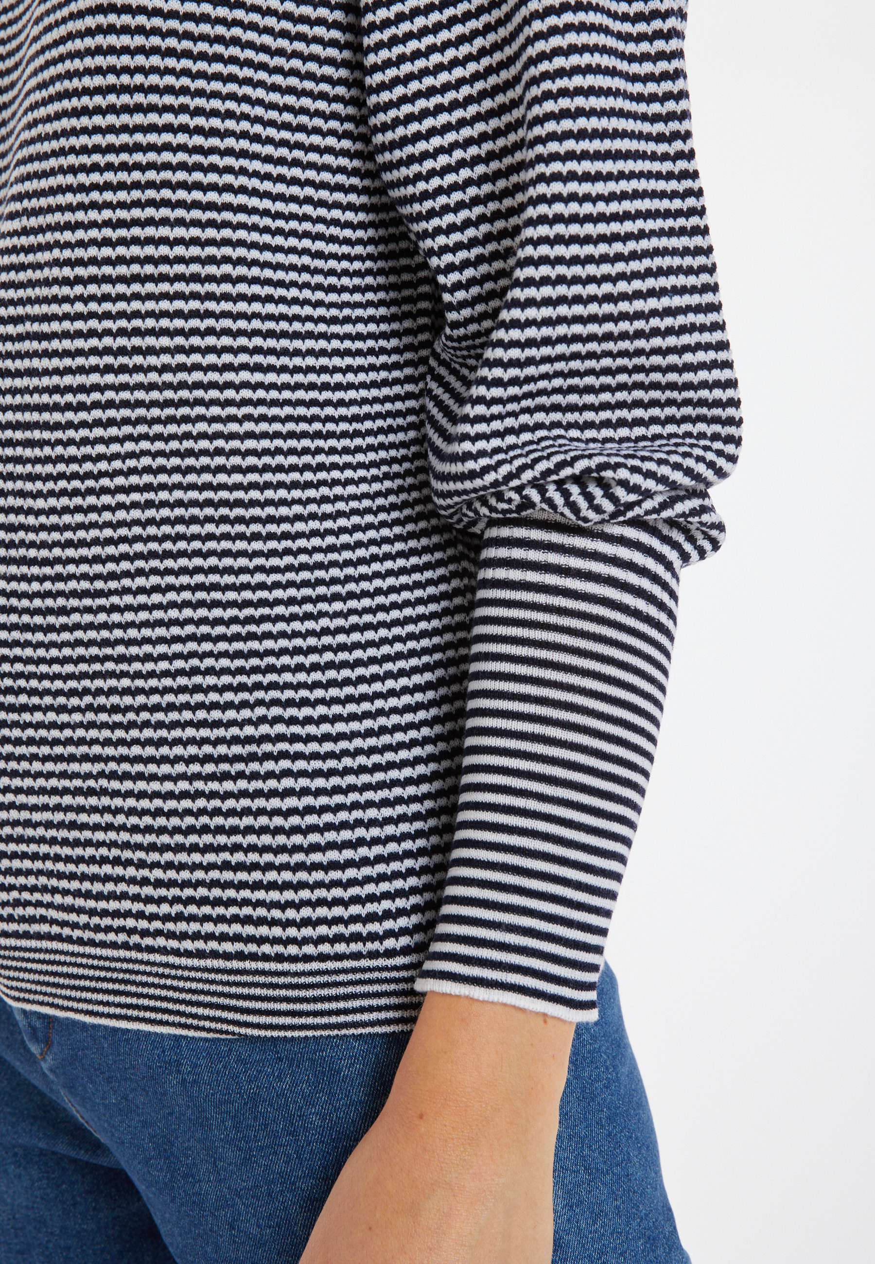 Pull à rayures en laine mérinos - Coco 8303