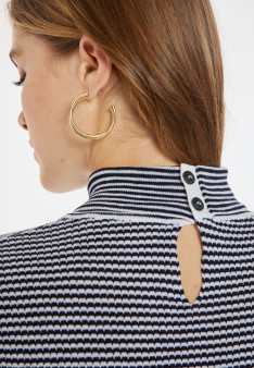 Pull à rayures en laine mérinos - Coco 8303