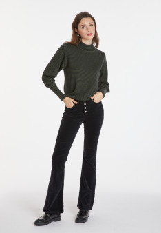 Pull à rayures en laine mérinos - Coco 8302