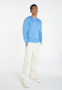Pull col rond avec logo en laine mérinos - Eddie 8242