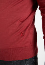 Zipped vest with logo in merino wool - Estian