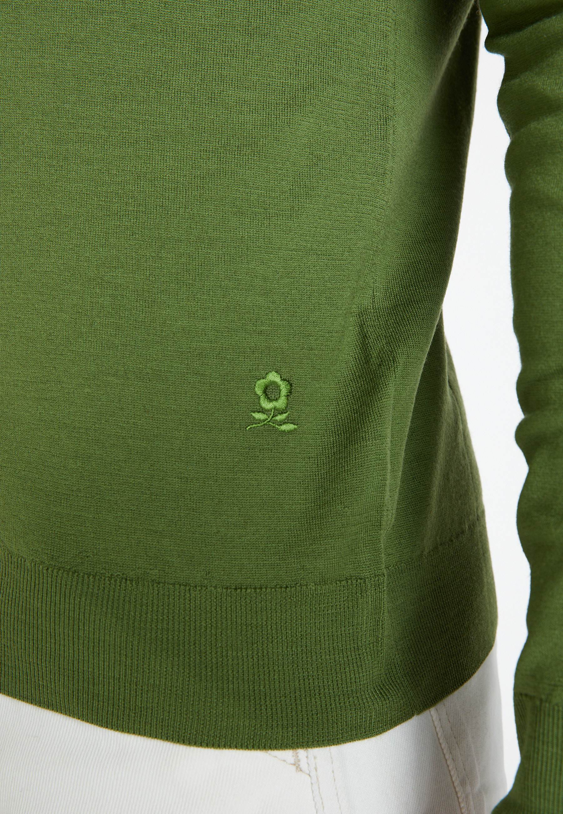 Gilet zippé avec logo en laine mérinos - Estian 8252