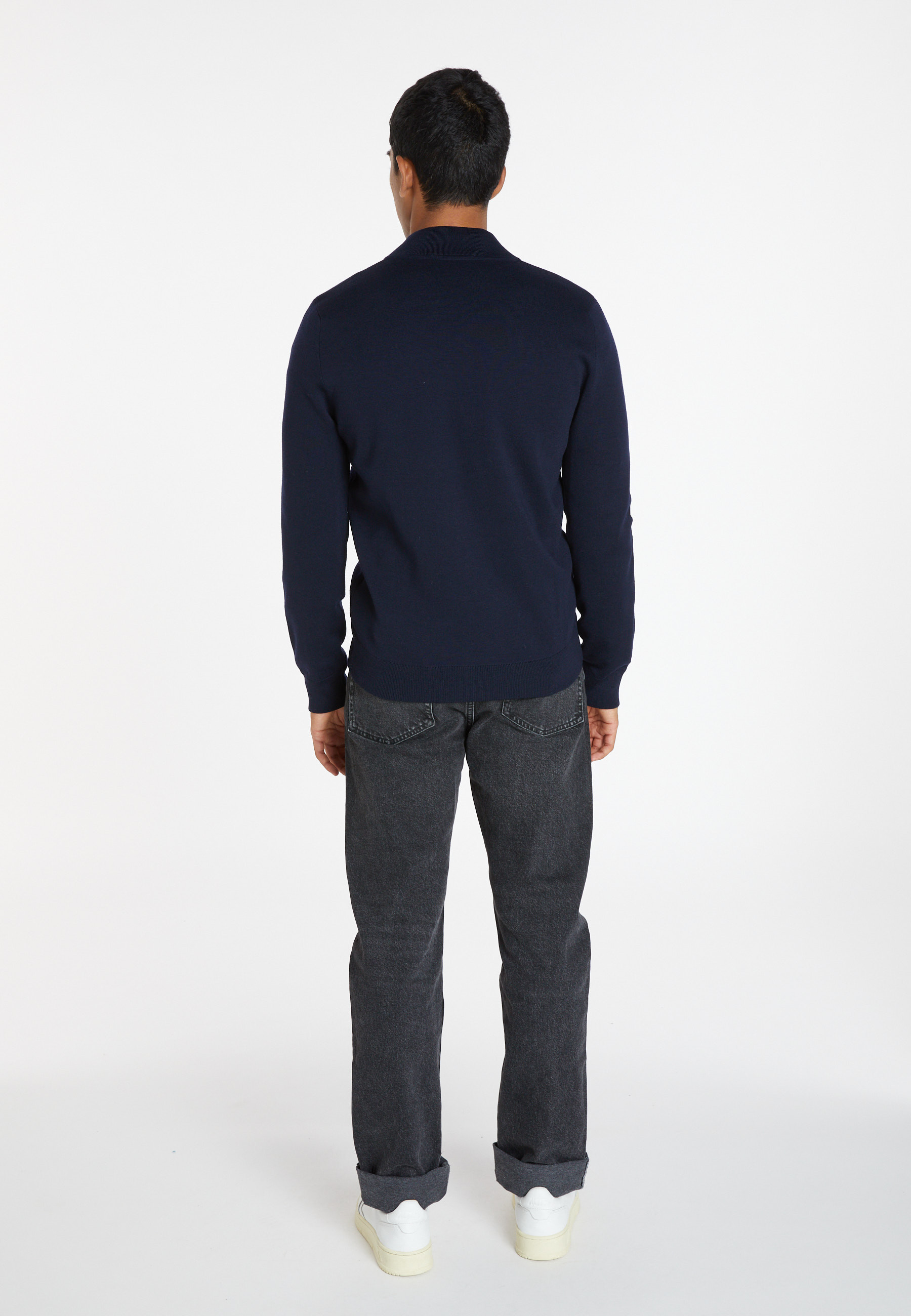 Veste à poches en laine mérinos - Archibald 8240