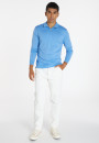 Trucker neck sweater with logo in merino wool - Ryan