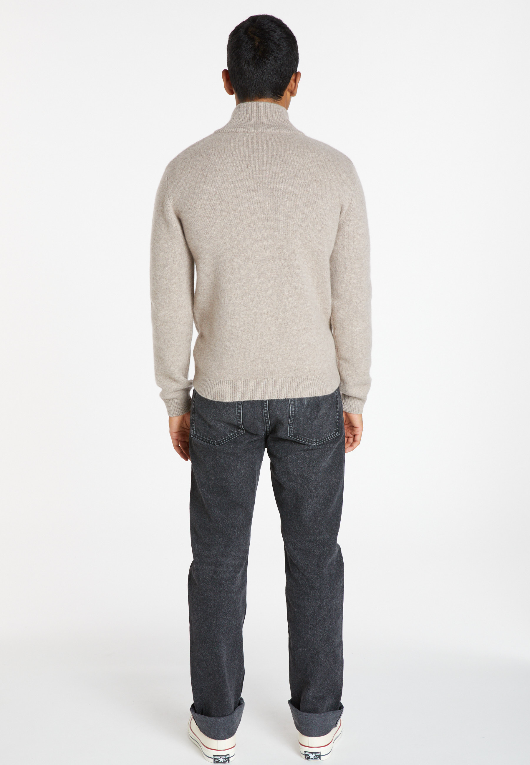 Veste zippée à poches en cachemire 4 fils - Balthazar 8221