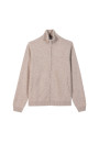 Zipped jacket in 4-ply cashmere - Balthazar