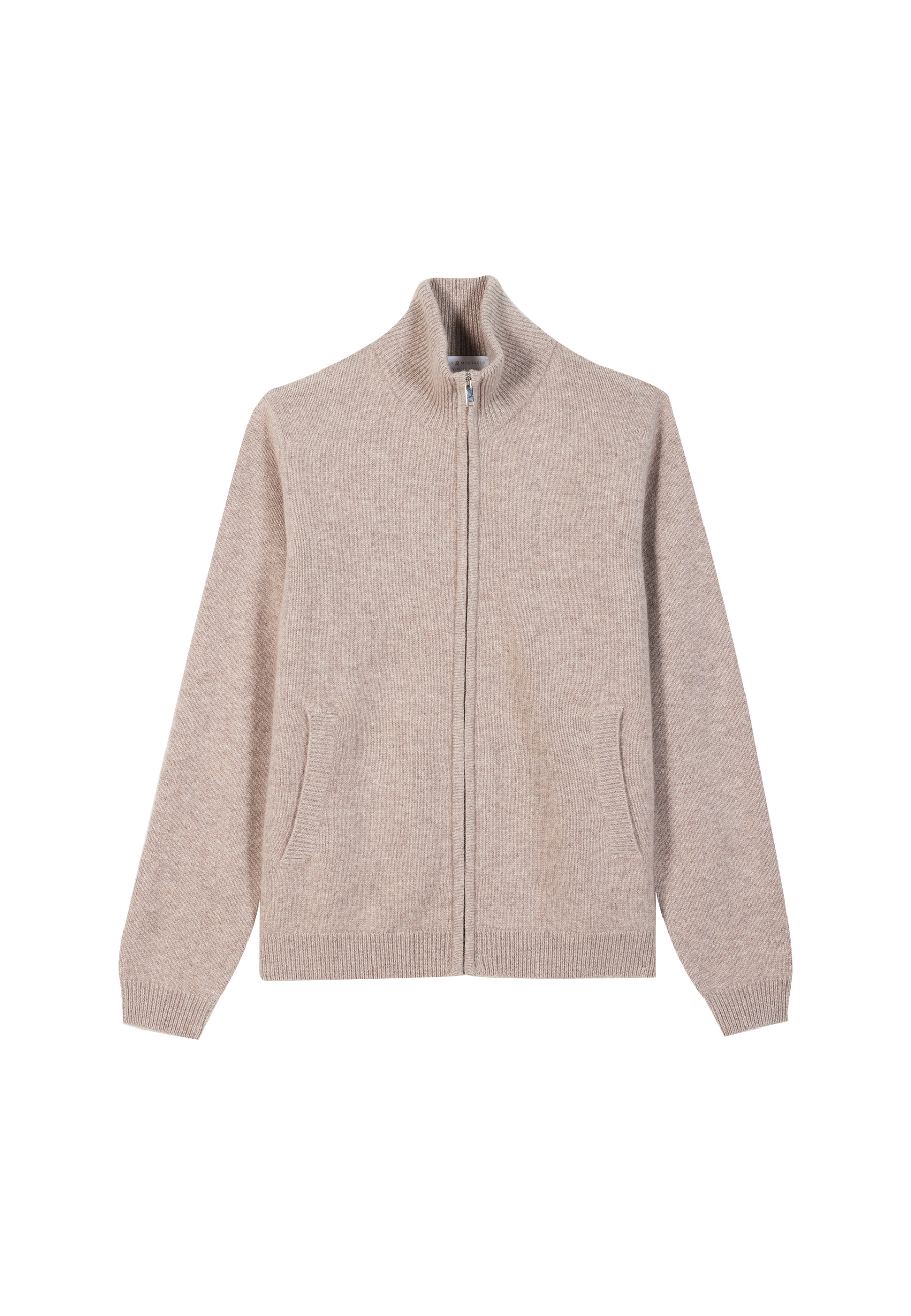 Veste zippée à poches en cachemire 4 fils - Balthazar 8221