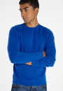Pull col rond en cachemire finitions roulotées - Ernest 8241