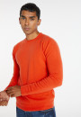 Round-neck cashmere sweater with rolled finishes - Ernest