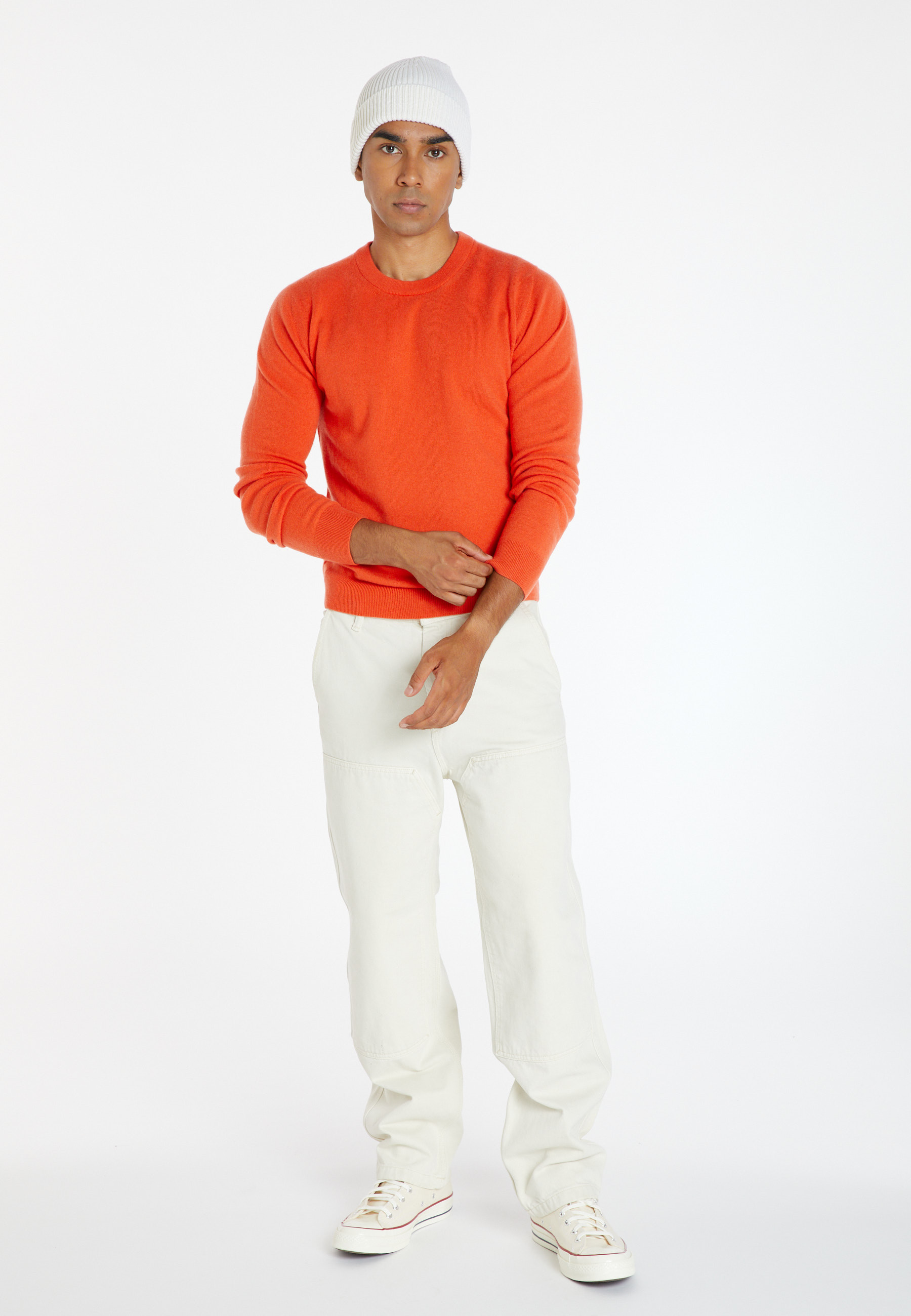 Cashmere round neck sweater - Evain