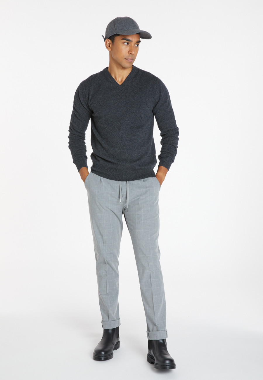 Pull col V en cachemire - Evann