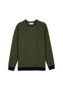 Pull bicolore en laine et cachemire - Samir 8314