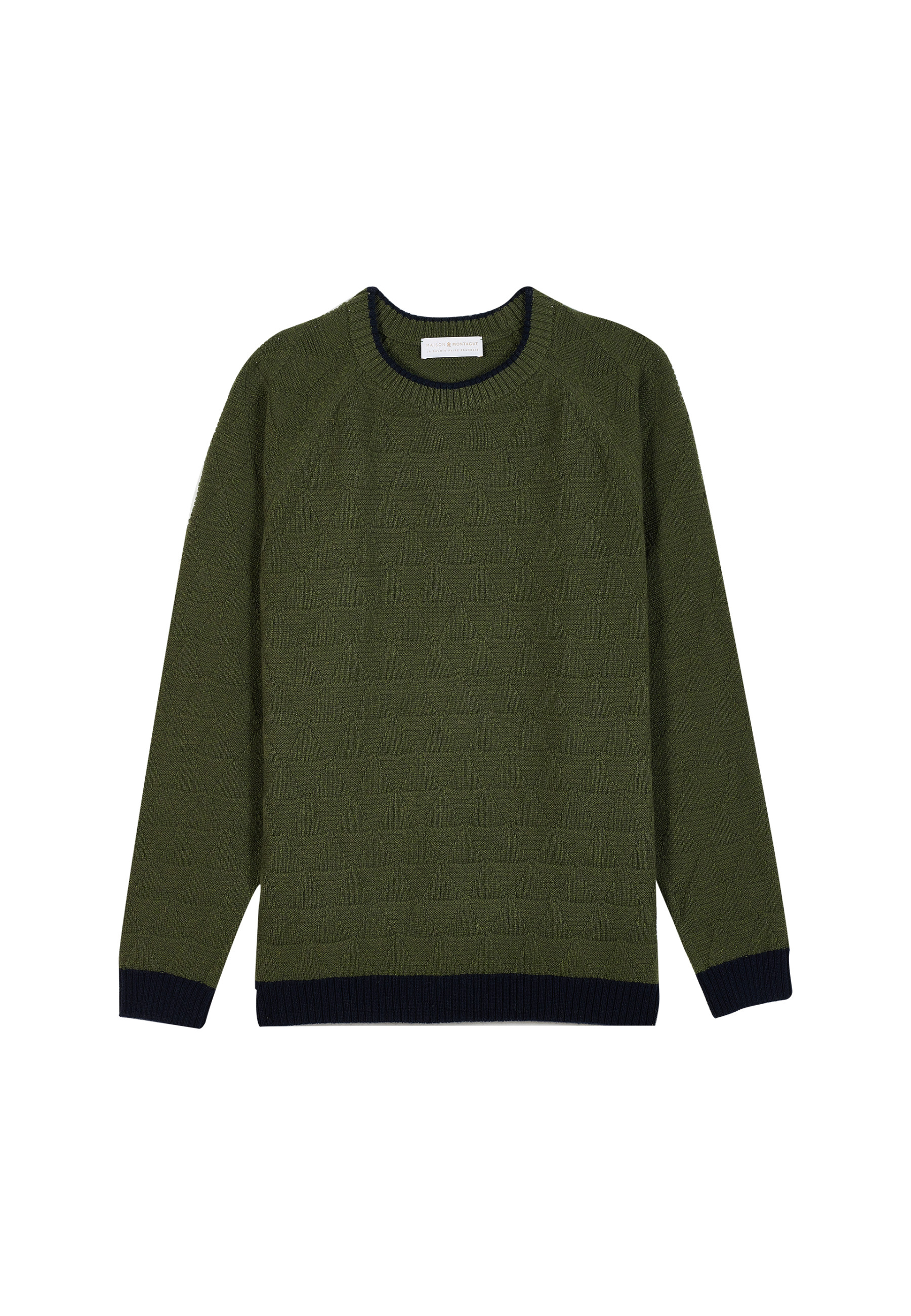 Pull bicolore en laine et cachemire - Samir 8314