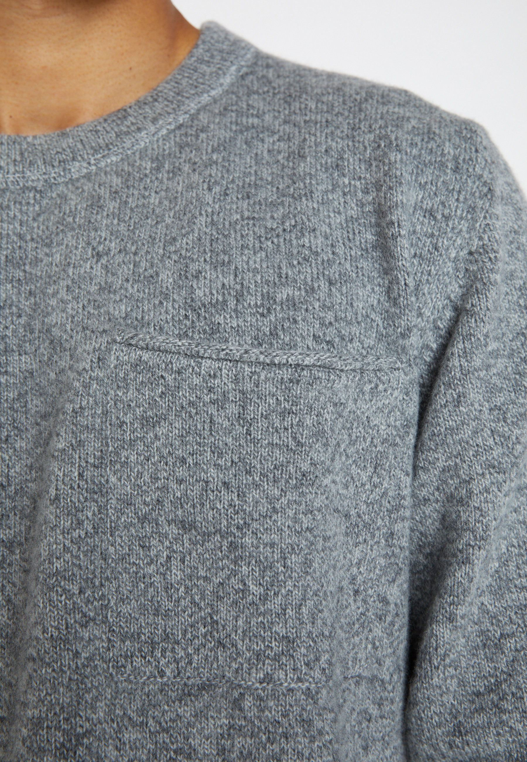 Pull en laine et cachemire avec poche - Sheridon 8211
