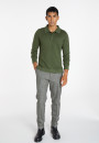 Polo manches longues en laine mérinos - Sidney 8252