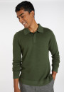 Polo manches longues en laine mérinos - Sidney 8252